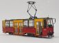 Preview: Straßenbahn Konstal Chorzow (1974-1993) des Typs 105N / 805N 1:87 (H0) Ganz-LC-Kartonmodellbausatz