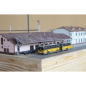 Preview: Diorama des Bahnhofs Otrokovice/Ostrokowitz in Tschechien 1:300 realistisch, 40 x 72cm