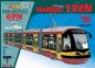 Mobile Preview: Niederflur-Straßenbahn-Triebwagen des Typs Pesa 122N (2006) 1:25 inkl. zwei Zurüstsätze