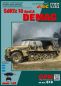 Preview: leichter Zugkraftwagen Sd.Kfz. 10 Ausf.A Demag (1939) inkl. Ketten- und Spanten-/Rad-/Detailsatz 1:25 extrem²