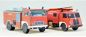 Preview: Feuerwehrhaus (Feuerwache) aus Zelechow / Polen mit 2 Feuerwehrautos: Star 25 und Jelcz 315 1:87 (H0)