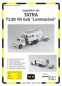 Mobile Preview: Expeditionsfahrzeug Tatra T137 VN 6x6 Lambarene mit Anhänger BSS PAJ-1V (1968) 1:32 extrem präzise
