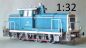 Preview: Deutsche Diesellokomotive, V60 DB, Ausführung blau, 1:32