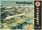 Mobile Preview: SNCASE Sud Aviation S.E.-210 Caravelle 1:50 DDR-Verlag Junge Welt, Kranich Modellbogen 1957, selten