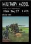 Preview: 88mm-Geschütz Flak 36/37 in 3 Kennzeichnungen 1:25