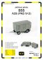 Preview: tschechoslowakischer Kasten-Anhänger BSS A3S als Werkstattwagen PAD IV-2 (mit Inneneinrichtung) 1:32 extrem²