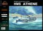 Preview: britischer Flugzeugtransporter HMS Athene, ex Dampffrachter Clan Brodie 1:200 extrem², auf permanentem Karton