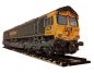 Mobile Preview: britische Diesellok Class 66 (JT42CWRM) Freightliner PL (FPL) 1:25 knapp 85 cm-Länge