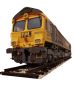 Mobile Preview: britische Diesellok Class 66 (JT42CWRM) Freightliner PL (FPL) 1:25 knapp 85 cm-Länge