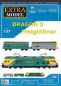 Preview: Güterverkehr-E-Lokomotive Nevag E6ACT Dragon 2 + zwei Kohlewagen der Eisenbahngesellschaft Freightliner PL 1:87 einfach