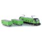 Preview: Personen- und schwere Güterverkehr-E-Lokomotive Nevag E6ACT Dragon 2 und 2 Kohlewagen der Fa. LTC Logistics B.V. 1:87 einfach