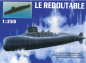 Preview: französisches Atom-U-Boot Le Redoutable S 611 (1971) 1:250 deutsche Bauanleitung