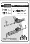 Preview: 2x MG + 6x Magazin Vickers F 7,92 mm (Resine-Lasercut-Modell) 1:33