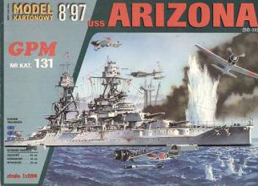 USS Arizona BB-39 1:200 Erstausgabe, selten