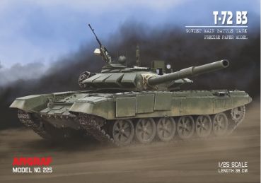sowjetischer Panzer T-72 B3 (Objekt 184-4) nach 2011 1:25
