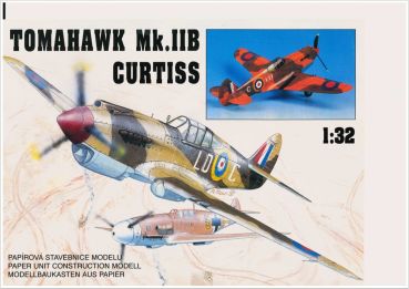 Jagdflugzeug Curtiss P-40C Tomahawk IIb (Group Captain Clive Robertson Caldwell, Ende 1941 Nordafrika) 1:32