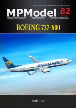 Boeing 737-800 der irischen Ryanair-Fluggesellschaft 1:50 Modelllänge: 73 cm!