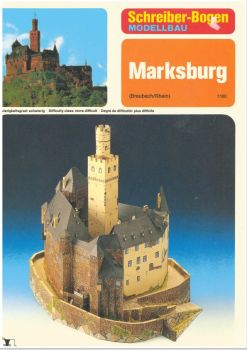Burg Marksburg (Braubach/Rhein) 1:160 (N) Erstausgabe, deutsche Anleitung
