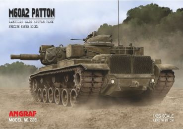 Kampfpanzer M60A2 Patton der US-Armee 1:25 extrempräzise im Außenbereich