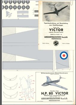 mittelschwerer Langstreckenbomber Handley Page H.P. 80 Victor 1:50 Erstausgabe