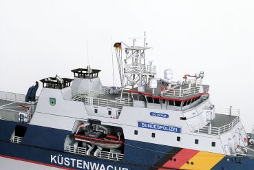 Küstenwachschiff POTSDAM BP 81 der Bundespolizei (2017)