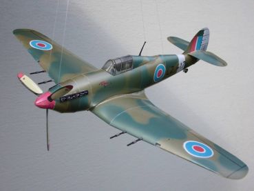 Englisches Jagdflugzeug Hawker Hurricane (Originalausgabe) 1:33 deutsche Anleitung