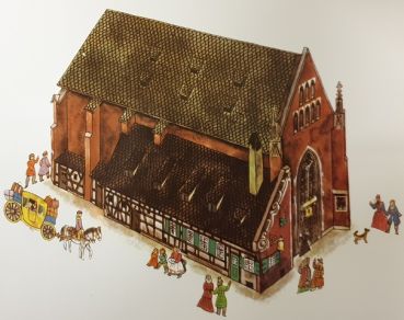 Moritzkapelle mit Bratwurstglöcklein Nürnberg, Maßstab: 1:160