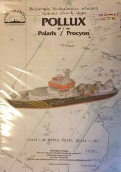 LC-Detail-/Relingsatz für niederländisches Lotsenboot Pollux/Polaris/Procyon 1:100 (Scaldis)