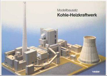 Steinkohle-Heizkraftwerk mit Wärmeauskopplung (Leistung von 420 bis 750 Megawatt) etwa 1:220