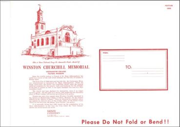 Winston Churchill Memorial, Westminster College, Kirche St. Mary Aldermanbury Fulton, Missouri, USA