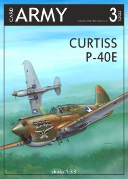 Kampfflugzeug Curtiss P-40E-1, (Texas Longhorn) 1:33