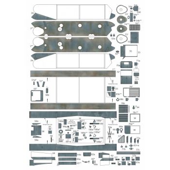 leichter Beutepanzer Pz.Kpfw. 35R 731(f) mod. 1939 (Renault) 1:25 gealterte Farbgebung