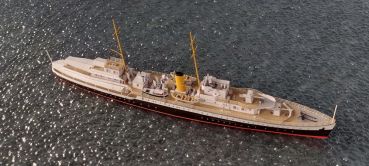 Admiralitätsyacht (Sloop) HMS Enchantress in 3 optionalen Bauzuständen inkl. LC-Satz 1:250 präzise