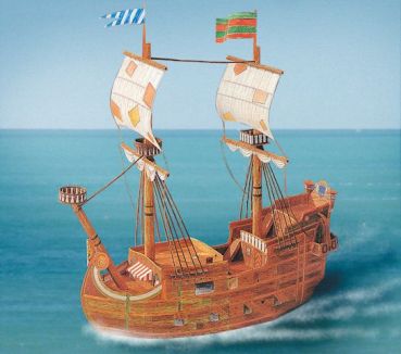 Piratenschiff Delphin einfach (Kindermodell)