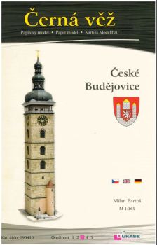 Schwarzer Turm (tschechisch Crna vez) in Budweis / Ceske Budejovice 1:165 deutsche Anleitung