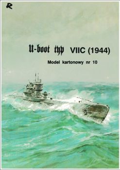U-Boot des Types VIIC (1944) 1:100 selten, deutsche Anleitung