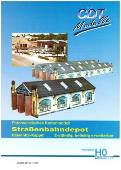 Straßenbahndepot Chemnitz-Kappel, 2-ständig, 1:87