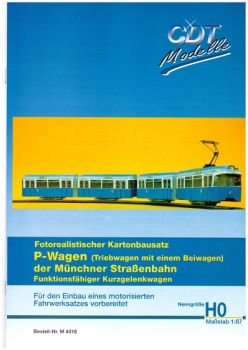 P-Wagen der Münchner Straßenbahn,  1:87