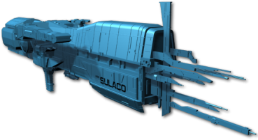 Raumschiff USS Sulaco (Film Alien und Alien 3) 1:430 Modelllänge: 175 cm!