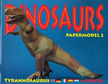 Dinosaurier, Teil 2 – Tyrranosaurus + Poster, deutsche Bauanleitung