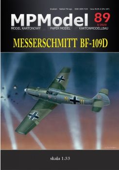 Messerschmitt Bf-109 D (Hptm. Werner Mölders, III. Gruppe des JG 53 in Wiesbaden-Erbenheim, Mai 1940) 1:33 präzise