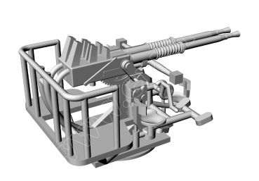 3D-Druck-Bewaffnungssatz für die ORP Grom / ORP Blyskawica 1:200