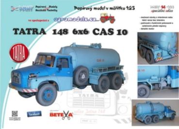 tschechischer Tankwagen CAS 10 Tatra 148 6x6 (1970er) 1:25