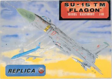 sowjetisches Jagdflugzeug Suchoj SU-15TM FLAGON-F 1:33 gut detailliert, selten