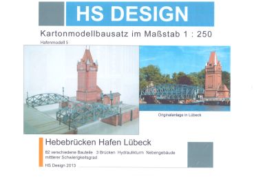 Hubbrücken am Burgtor, Lübeck, 1:250