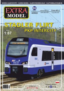 schweizerischer elektrischer Niederflurtriebzug Stadler Flirt (2007) PKP Intercity 1:67 (H0)