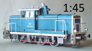 Deutsche Diesellokomotive, V60 DB, Ausführung blau, 1:45