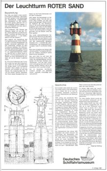 der Leuchtturm ROTER SAND von 1885 1:100 (4. Ausgabe im Sonderformat)