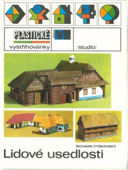 3 Lidove usedlosti (ländliche Gebäuden), SELTEN, Verlag: Albatros; Modellkonstrukteur: Richard Vyskovsky