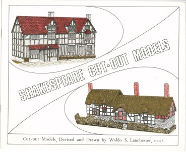 Shakespeare’s Birthplace, Stratford upon Avon (Shakespeares Geburtsort, Stratford bei Avon) und „Anne Hathaway's Cottage“ (Ann